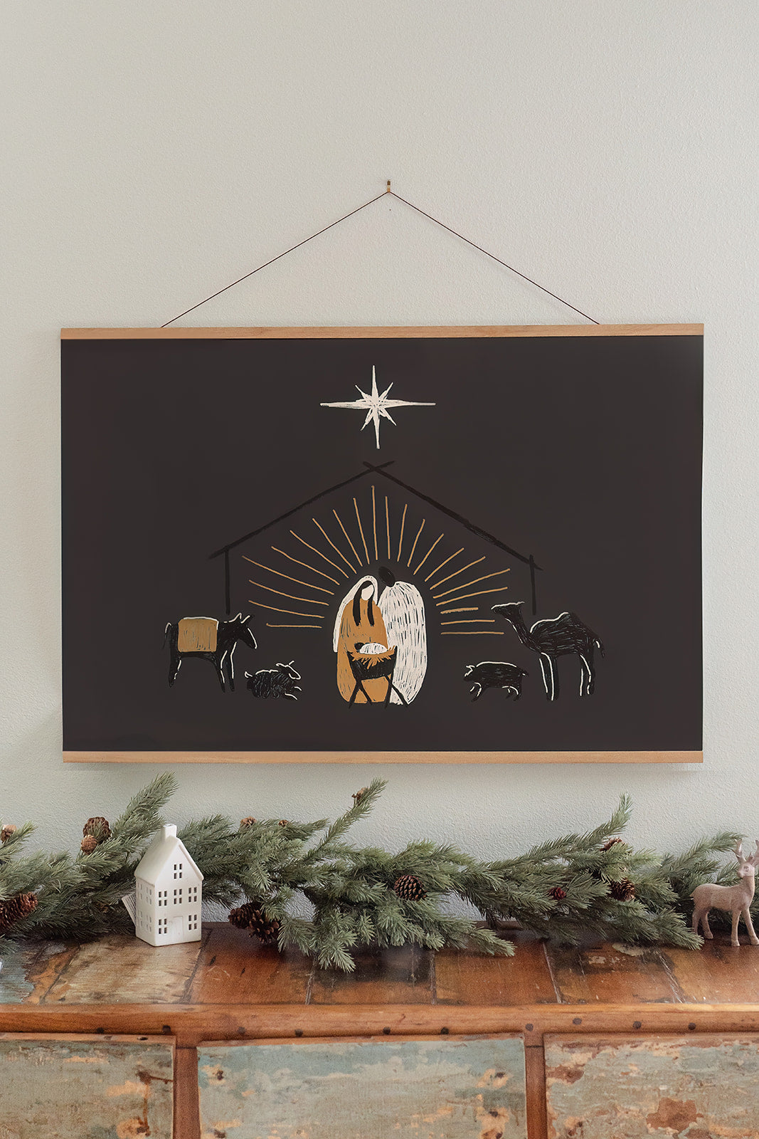 Horizontal Poster: Nativity Scene