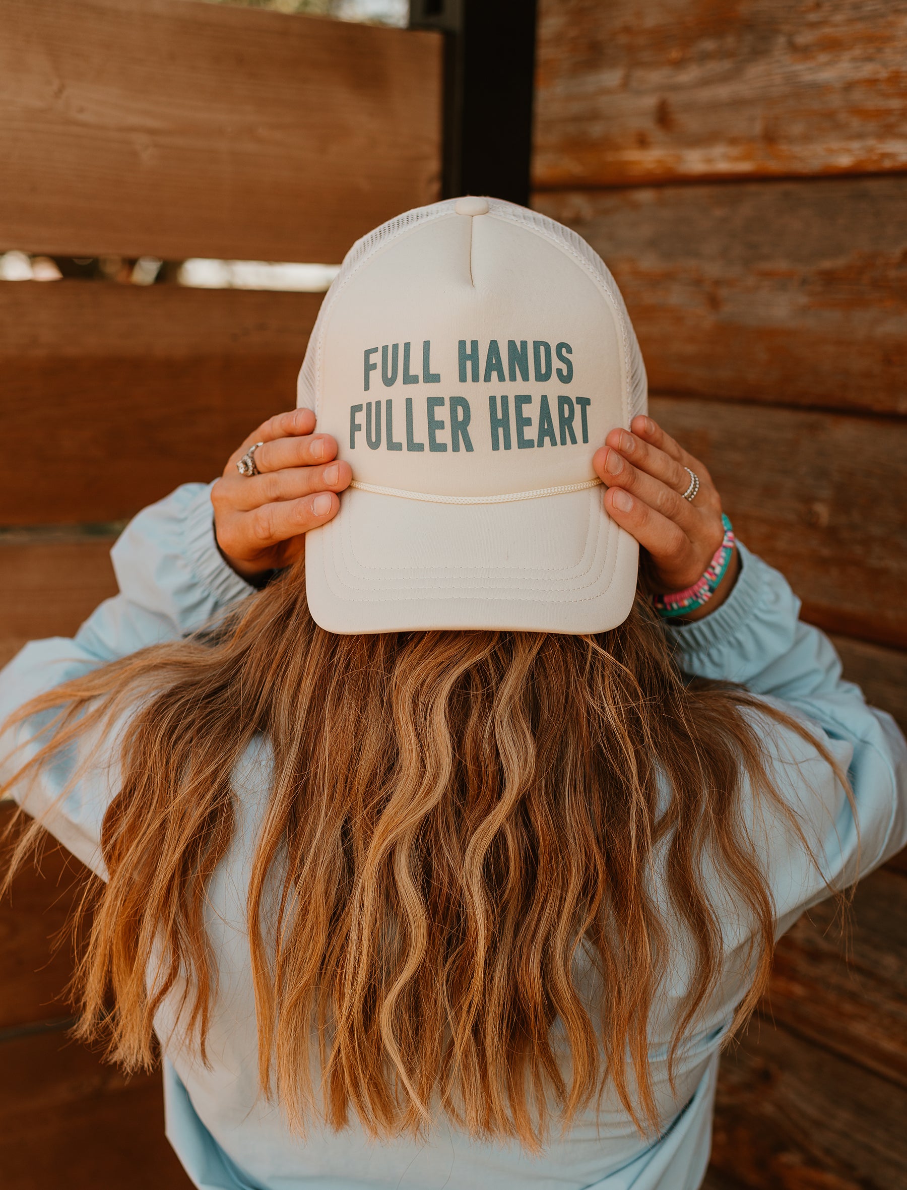 Hat: Full Hands Fuller Heart