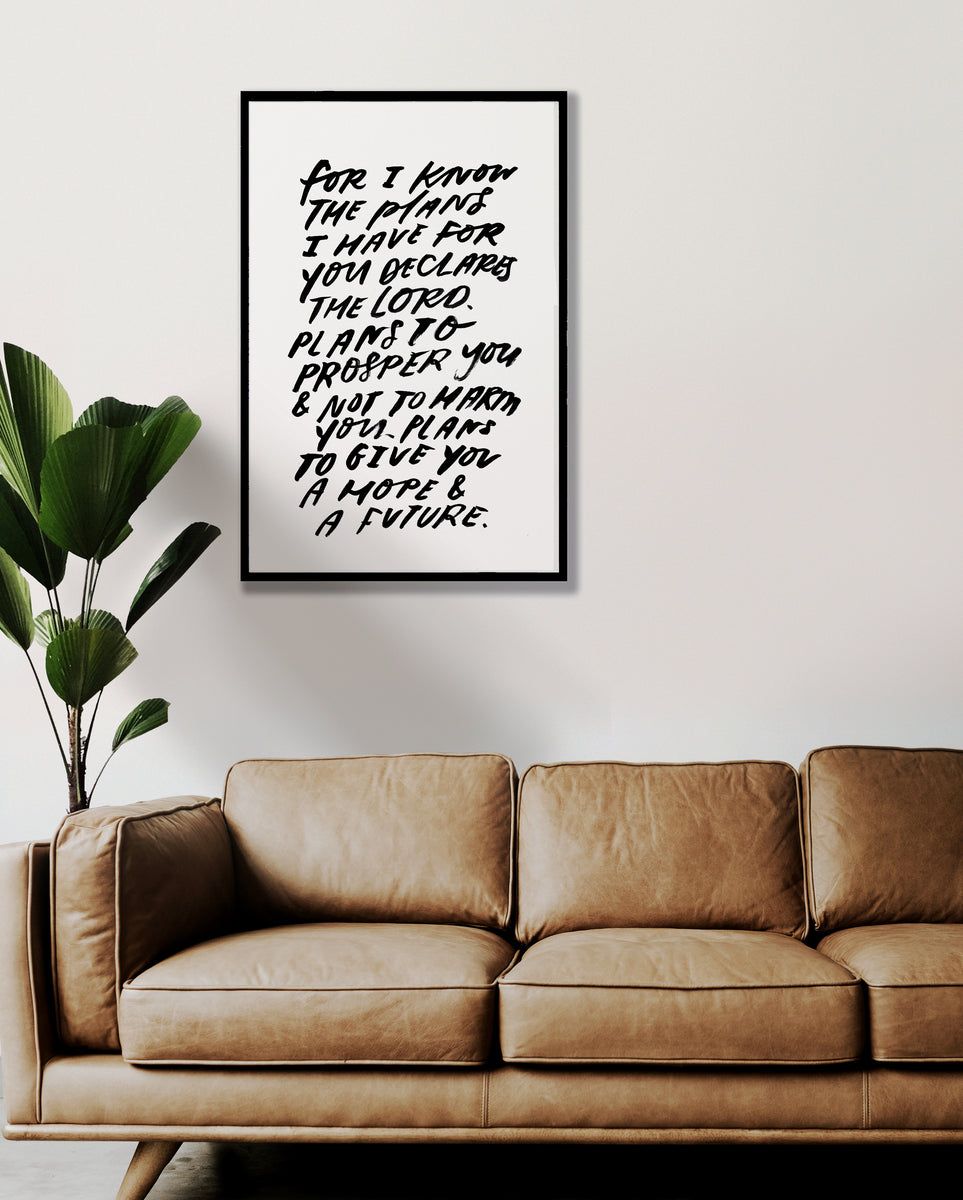 Poster: For I know the plans.. – jenessawaitshop