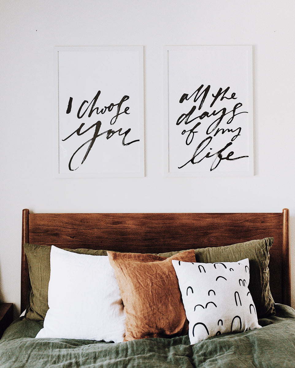 Poster Set: "I Choose You all the..."