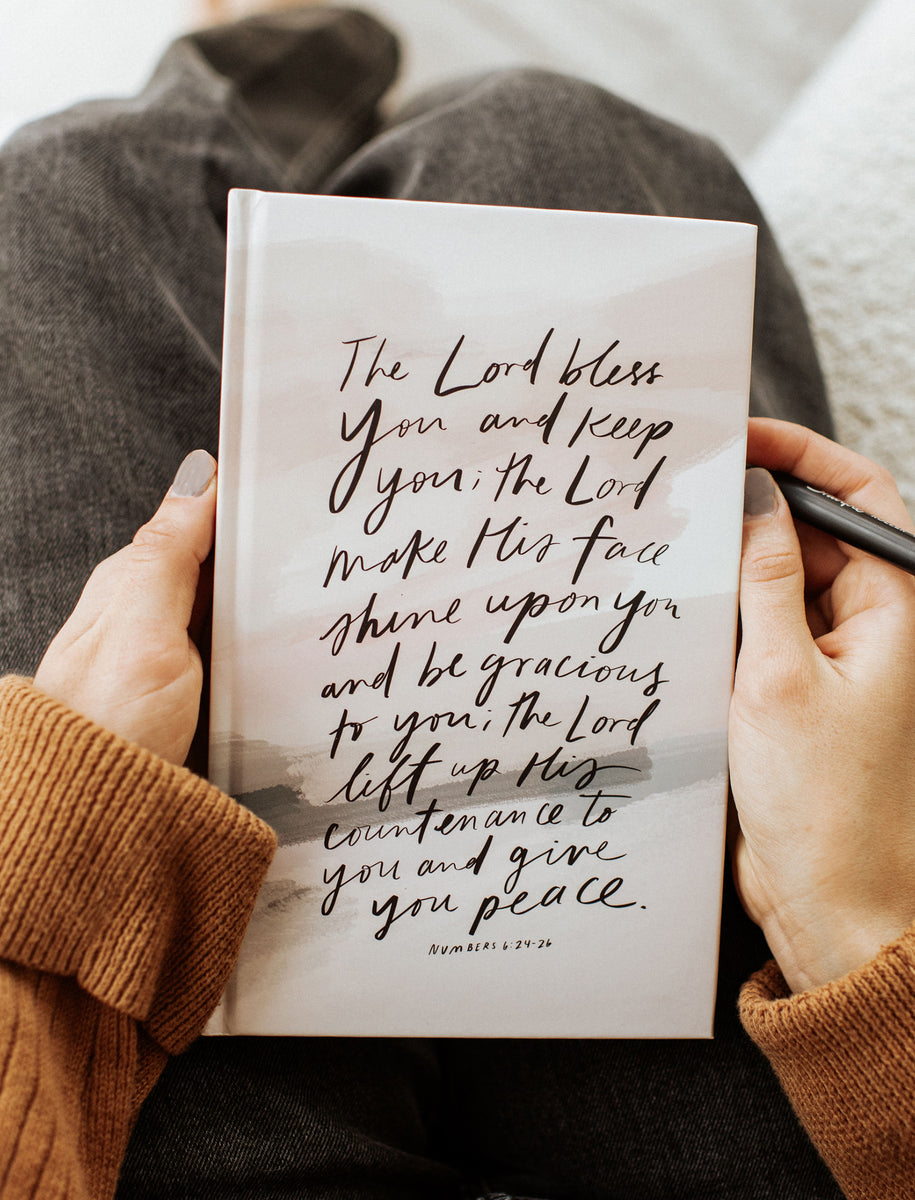 Hardcover Journal: The Lord Bless You – jenessawaitshop